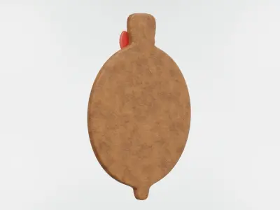 Gingerbread Christmas Cookie 13 3D model