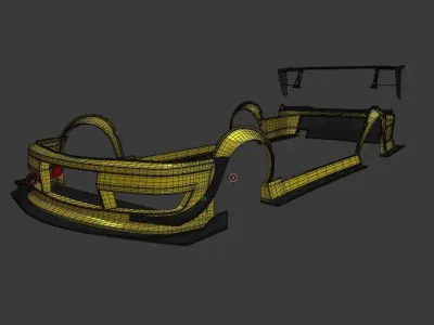 G-Corporation FLASH JZX100 Chaser Body Kit 3D model