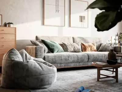 Wabi Living for Unreal Engine Low-poly 3D model