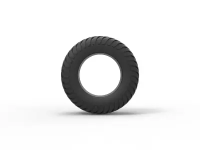 Offroad tire 5 Scale 1 to 10 3D print model