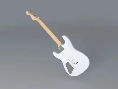 Warren DeMartini guitar Free 3D model