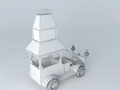 cupe mal assombrado (The Gruesome Twosome in the Creepy Coupe ) Free 3D model