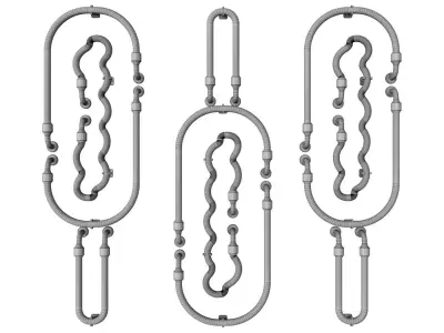 Ice Cream neon 3D model