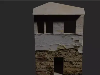 old abandoned house 3D model