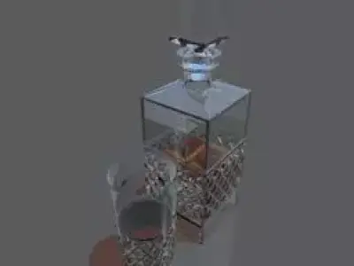 Crystal decanter Free 3D model