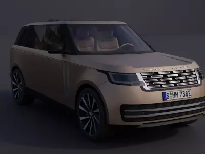 Land Rover Range Rover Low-poly 3D model