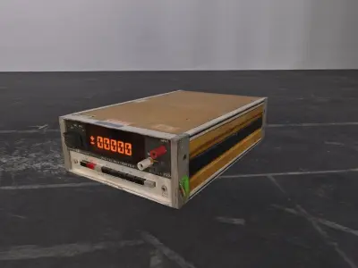 Scanned Multimeter real-time game asset Low-poly 3D model