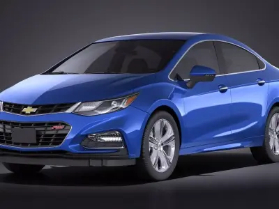Chevrolet Cruze sedan 2016 VRAY 3D model