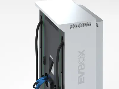 EVBox Troniq 100 Electric Vehicle Charging Station 3D model
