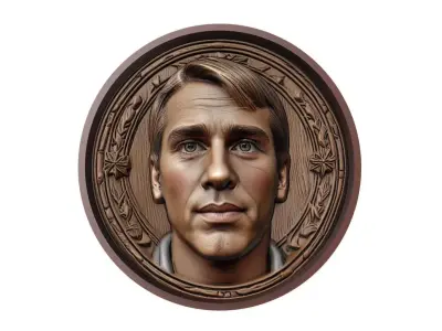 Philipp Lahm Footballer Medallion 3D print model