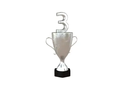 Trophy v6 002 Low-poly 3D model