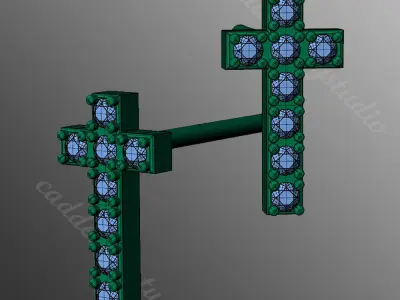 Earrings od76 3D print model