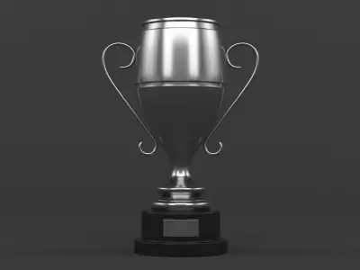 Cups Trophy 3D model 14