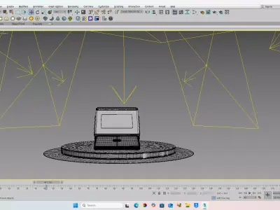 PARK LOCK Low-poly 3D model