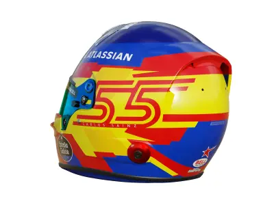 F1 Carlos Sainz Helmet 2025 3D model