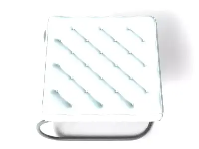 Barcelona Ottoman  Premium Modern Furniture 3D model