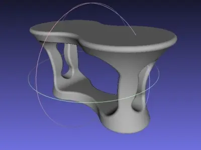 Unique Table Free 3D print model