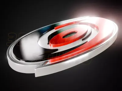 Carolina Hurricanes logo - Cinematic - 3D print 3D model