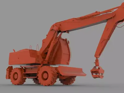 Liebherr A900C 3D print model
