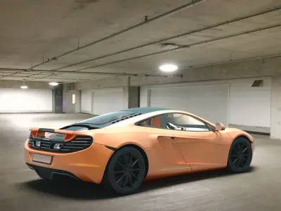 MClaren MP412C - 4K 3D model