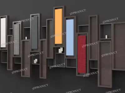 Wall Shelves 3D Model  3D model