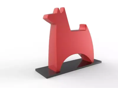 Dog Sculpture 3D model