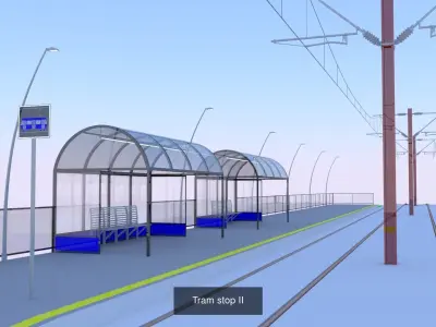 Tram stops collection