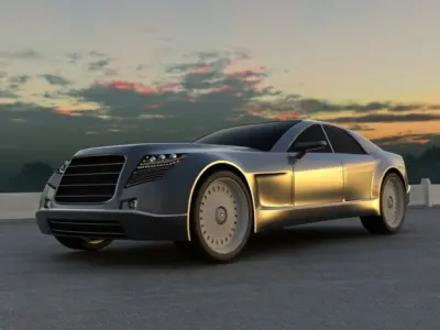 Concept Custom SuperSport Car 2 3D model