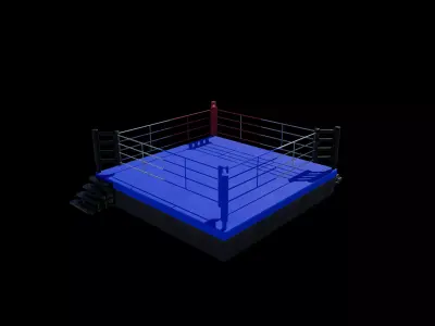 boxing ring  3D model