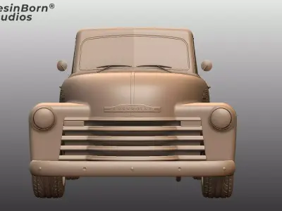 Chevrolet 1957 Classic Pickup Truck  3D print model