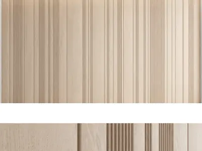 Wood panels set3 3D model