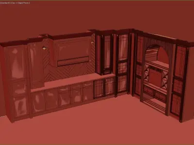 neo classic kitchen  3D model