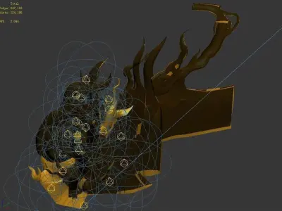 Magic Palace - Decorative Clouds 01 3D model