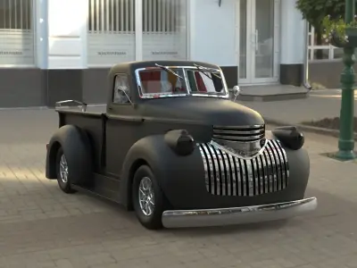 1946 Chevrolet ak 216  3D model