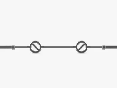 Barbell 3D Model 3D model