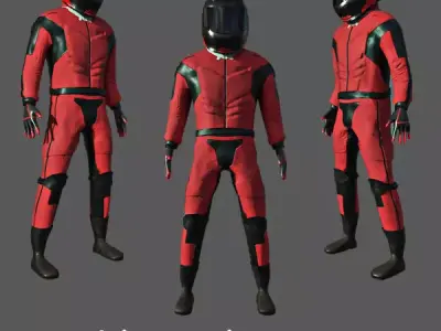 Racing Character 3D model