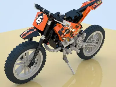 lego Mountain bike 3D model