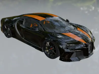 Bugatti Chiron Super Sport 300 3d model 3D model