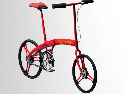 bike Salut RED 3D model