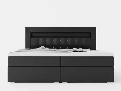 Modena Bed Package 180x200 Co Storage Picked Gable Low-poly 3D model