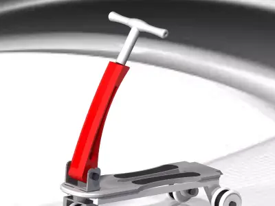 Kids Scooter Model 3D model