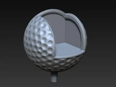 Golf Ball Swing 3D print model