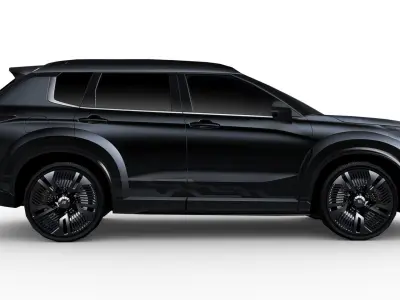 Mitsubishi Outlander Vision Ralliart 2022 Low-poly 3D model