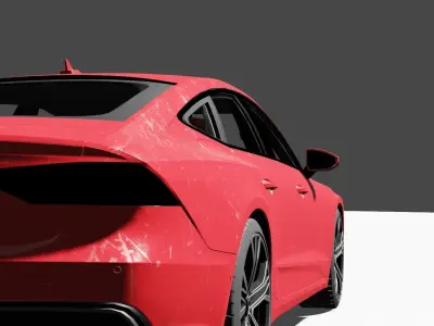 Audi A7 3D model get