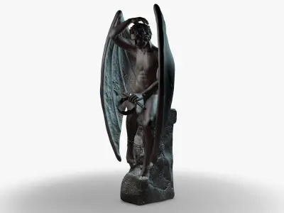 Lucifer Statue 3D model
