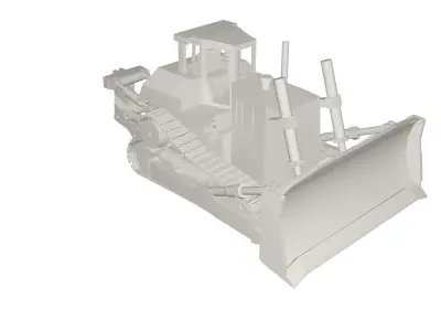 Industrial vehicle 3D model