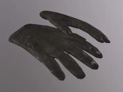 Gloves Low-poly 3D model