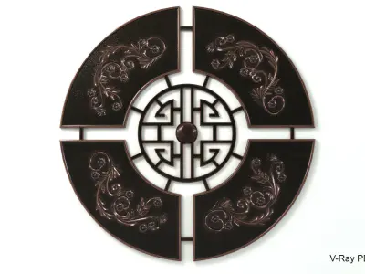 Bronze Wall Art 3D model