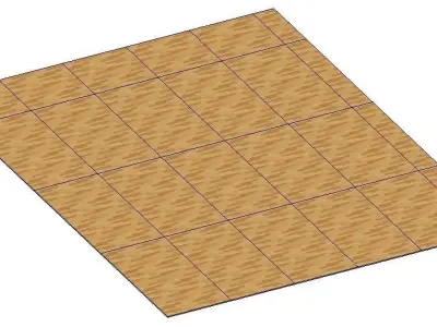  Floor Fromwork Array 2 Ways 3D model