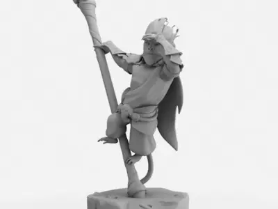 Monkey King Chibi - DOTA 2 - 3D Print Collection 3D print model